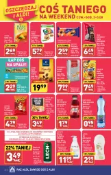 Gazetka promocyjna Aldi - Pełna oferta - Gazetka - ważna od 05.08 do 05.08.2023 - strona 22 - produkty: Piwa, Piwo, Tchibo, Albona, Ketchup, Emulsja, Dawtona, Cheetos, Sok, Gra, Orzeszki, Lactacyd, Kawa mielona, Kawa, Herbata czarna, Chrupki, Tarta, Lody, Danio, Cini Minis, Woda mineralna, Bułka tarta, Woda, Orzeszki ziemne, Herbata, Gala, Kakao, Napój, Bułka, Nestlé, Biszkopty, Lech Premium, Fa