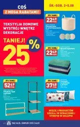 Gazetka promocyjna Aldi - Pełna oferta - Gazetka - ważna od 05.08 do 05.08.2023 - strona 30 - produkty: Ręcznik kąpielowy, Kosz, Regał, Ręcznik, Półka