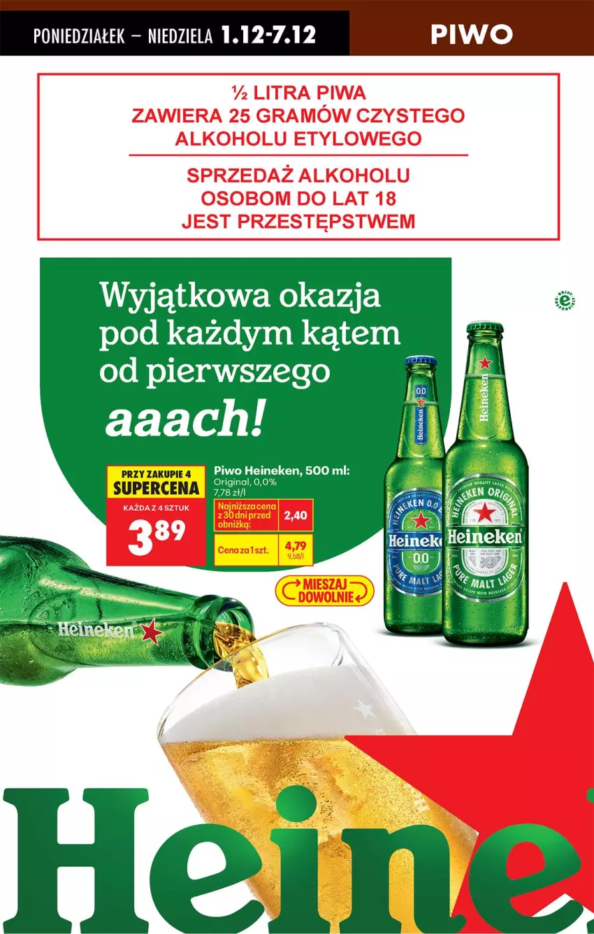 Gazetka promocyjna Biedronka - Od Poniedziałku - ważna 01.12 do 06.12.2025 - strona 16 - produkty: Gin, Heineken