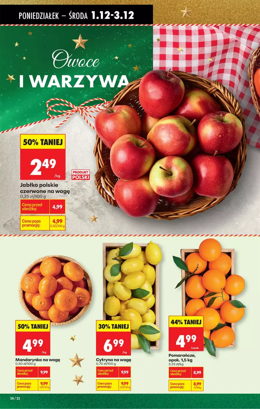 Gazetka promocyjna Biedronka - Od Poniedziałku - ważna 01.12 do 06.12.2025 - strona 32 - produkty: Pomarańcze, Warzywa