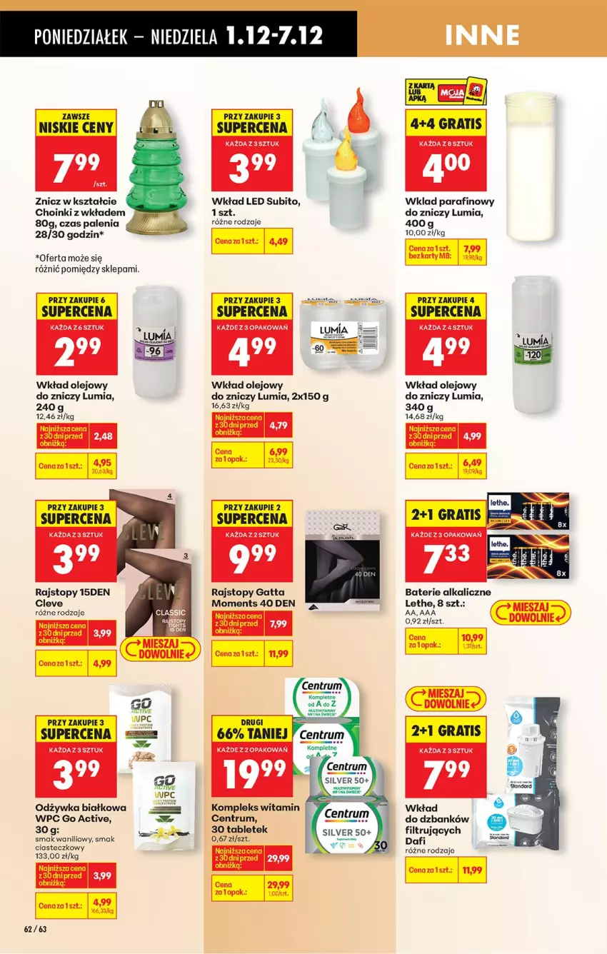 Gazetka promocyjna Biedronka - Od Poniedziałku - ważna 01.12 do 06.12.2025 - strona 80 - produkty: Baterie alkaliczne, Fa, Gra, Odżywka, Olej, Rajstopy, Rum, Tablet, Top, Wkład olejowy, Znicz