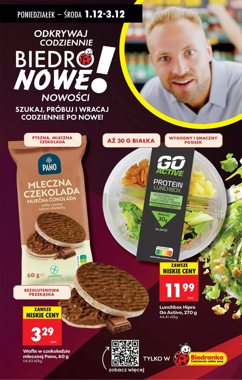 Gazetka promocyjna Biedronka - Od Poniedziałku - ważna 01.12 do 06.12.2025 - strona 83 - produkty: Czekolada, Wafle