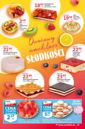 Gazetka promocyjna Auchan - Letnie przyjemności Hipermarkety - Gazetka - ważna od 09.06 do 09.06.2021 - strona 17 - produkty: Por, Jogurt, Kosz, Tarta, Ciasto jogurtowe, Gala, Kokos, Fa