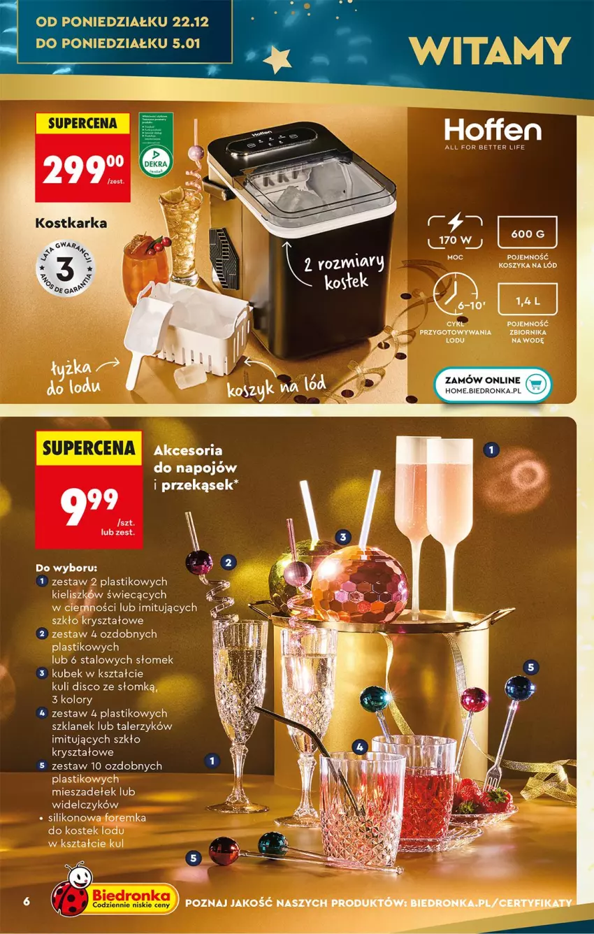 Gazetka promocyjna Biedronka - Okazje Tygodnia - ważna 29.12.2025 do 10.01.2026 - strona 10 - produkty: Kosz, Kubek, Stek, Talerz, Talerzyk