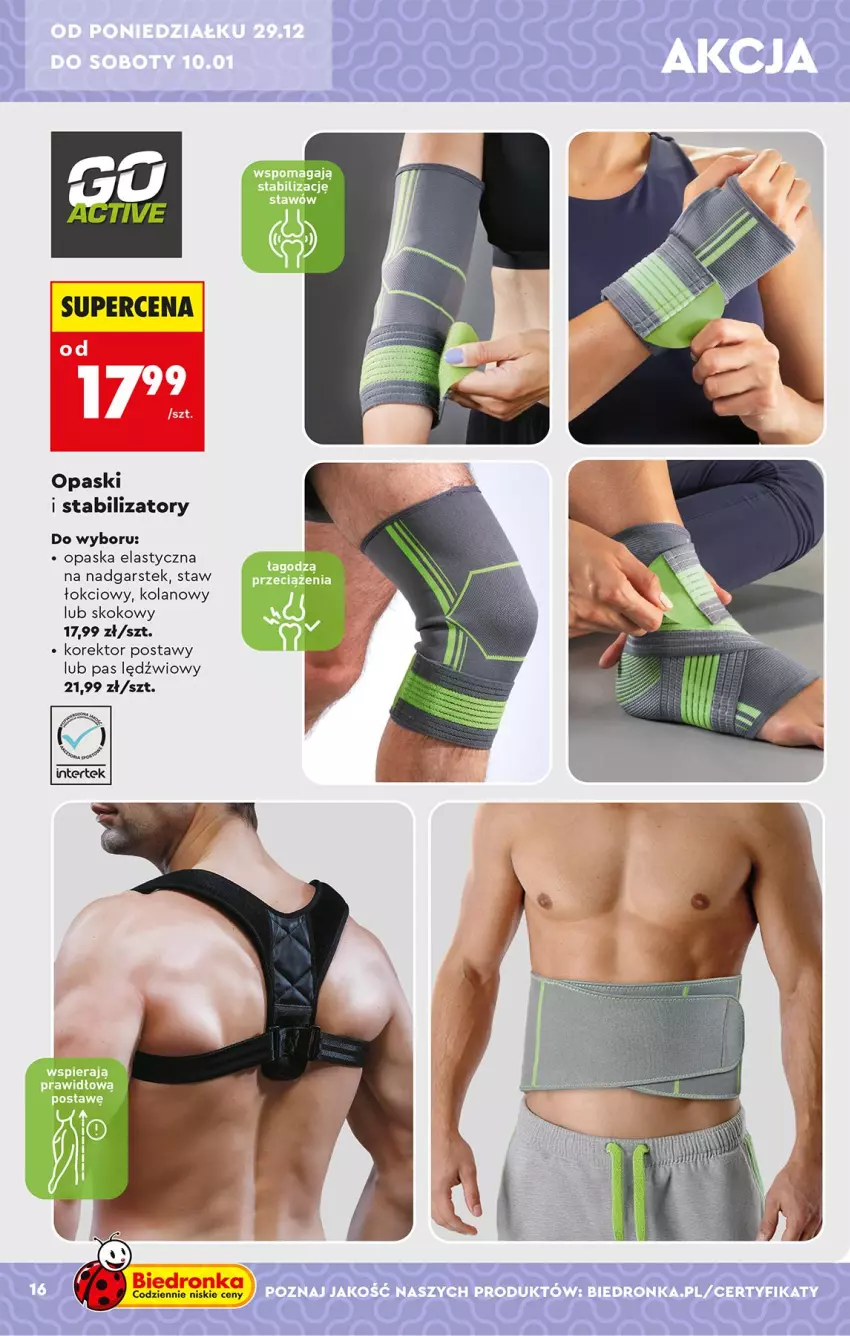 Gazetka promocyjna Biedronka - Okazje Tygodnia - ważna 29.12.2025 do 10.01.2026 - strona 20 - produkty: Opaska, Stek