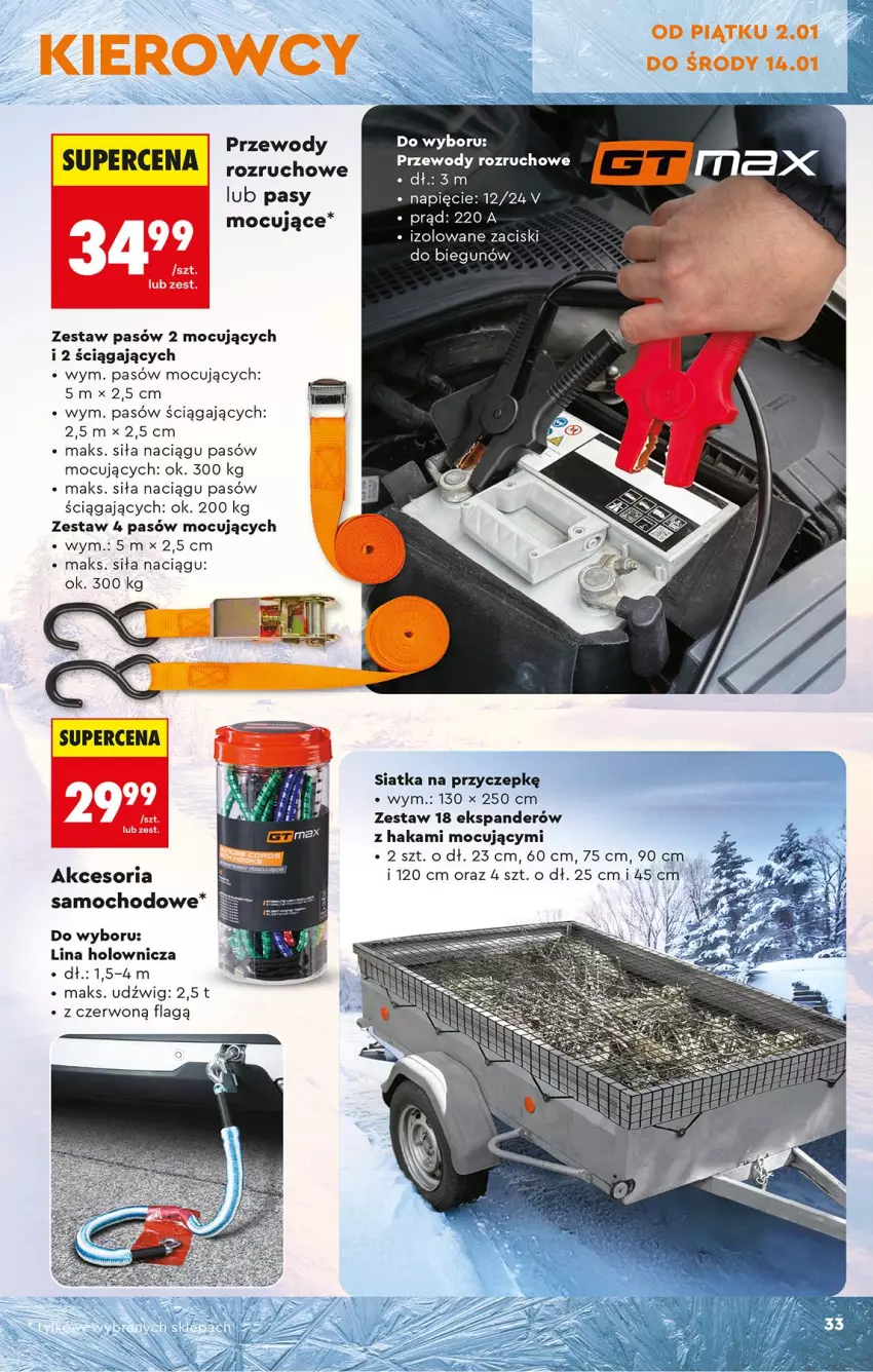 Gazetka promocyjna Biedronka - Okazje Tygodnia - ważna 29.12.2025 do 10.01.2026 - strona 37 - produkty: Dźwig, Ekspander, Siatka