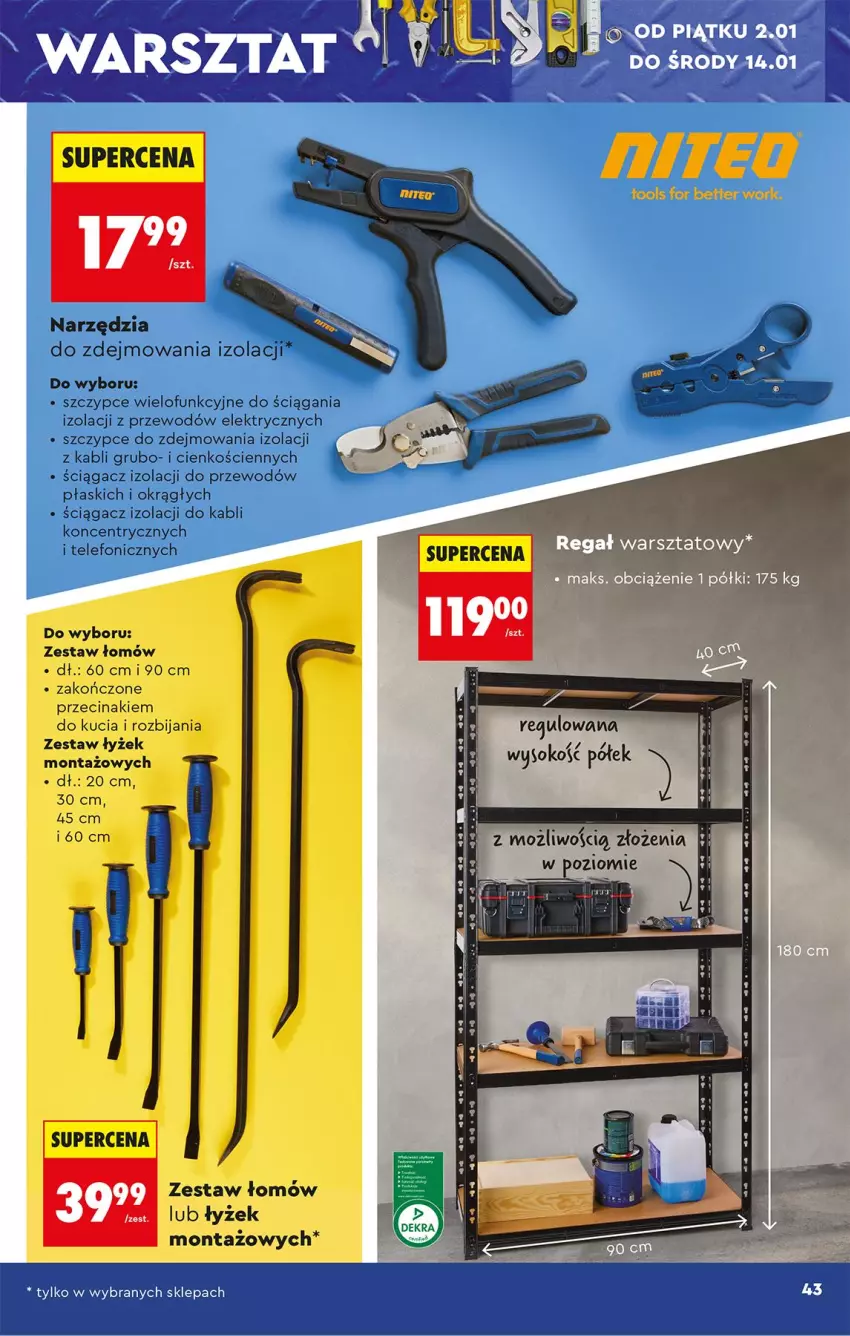 Gazetka promocyjna Biedronka - Okazje Tygodnia - ważna 29.12.2025 do 10.01.2026 - strona 46 - produkty: Fa, Szczypce, Telefon