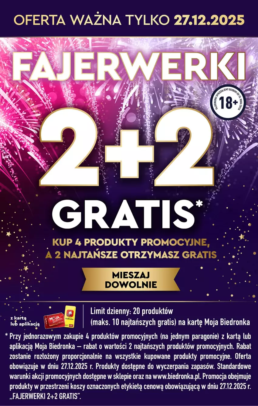 Gazetka promocyjna Biedronka - Okazje Tygodnia - ważna 29.12.2025 do 10.01.2026 - strona 5 - produkty: Fa, Gra, Kosz, Por