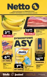 Gazetka promocyjna Netto - Artykuły spożywcze - Gazetka - ważna od 26.07 do 26.07.2023 - strona 1 - produkty: Piwa, Papier, Chipsy, Dallmayr, Kawa mielona, Kawa, Ręcznik, Rolki, Mola, Boczek, Crunchips, Lorenz, Boczek wieprzowy