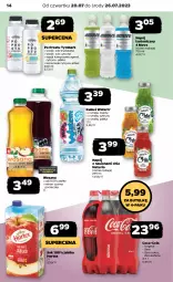 Gazetka promocyjna Netto - Artykuły spożywcze - Gazetka - ważna od 26.07 do 26.07.2023 - strona 14 - produkty: Sok, Por, Gin, Lemoniada, Cytryny, Chia, Coca-Cola, Maliny, Napój izotoniczny, Tymbark, Kubuś Waterrr, Kubuś, Wosana, Arbuz, Woda, Gres, Napój, Nektar, Jabłka, Hortex