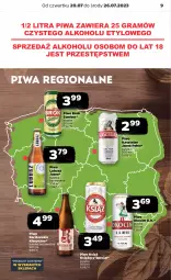 Gazetka promocyjna Netto - Artykuły spożywcze - Gazetka - ważna od 26.07 do 26.07.2023 - strona 9 - produkty: Piwa, Piwo, Koc, Gra, Kasztelan, Okocim