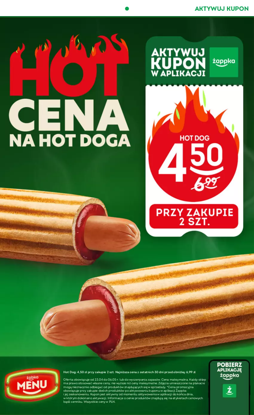 Gazetka promocyjna Żabka - ważna 23.04 do 06.05.2025 - strona 14 - produkty: Hot dog