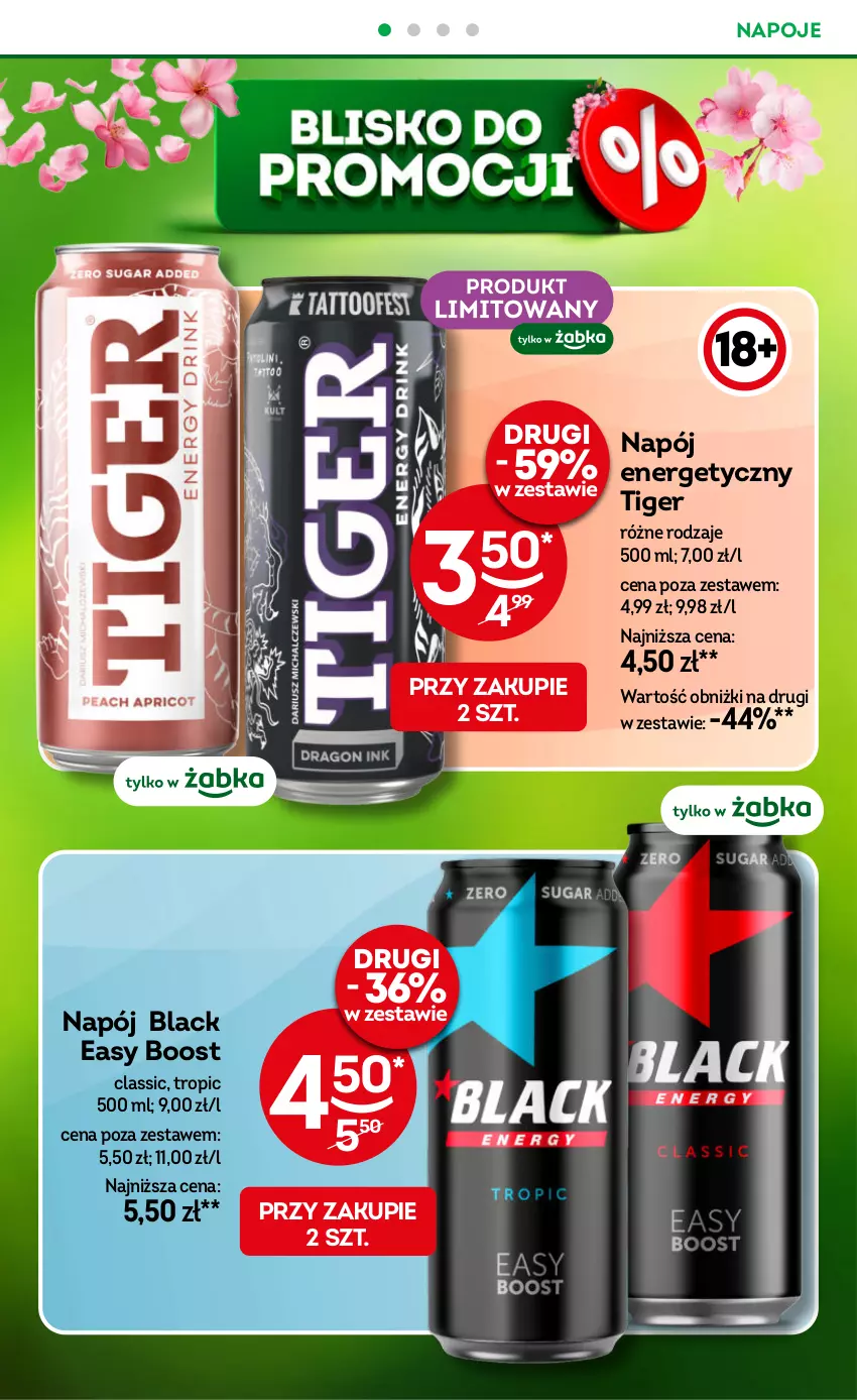Gazetka promocyjna Żabka - ważna 23.04 do 06.05.2025 - strona 44 - produkty: Lack, Napój, Napoje, Tiger