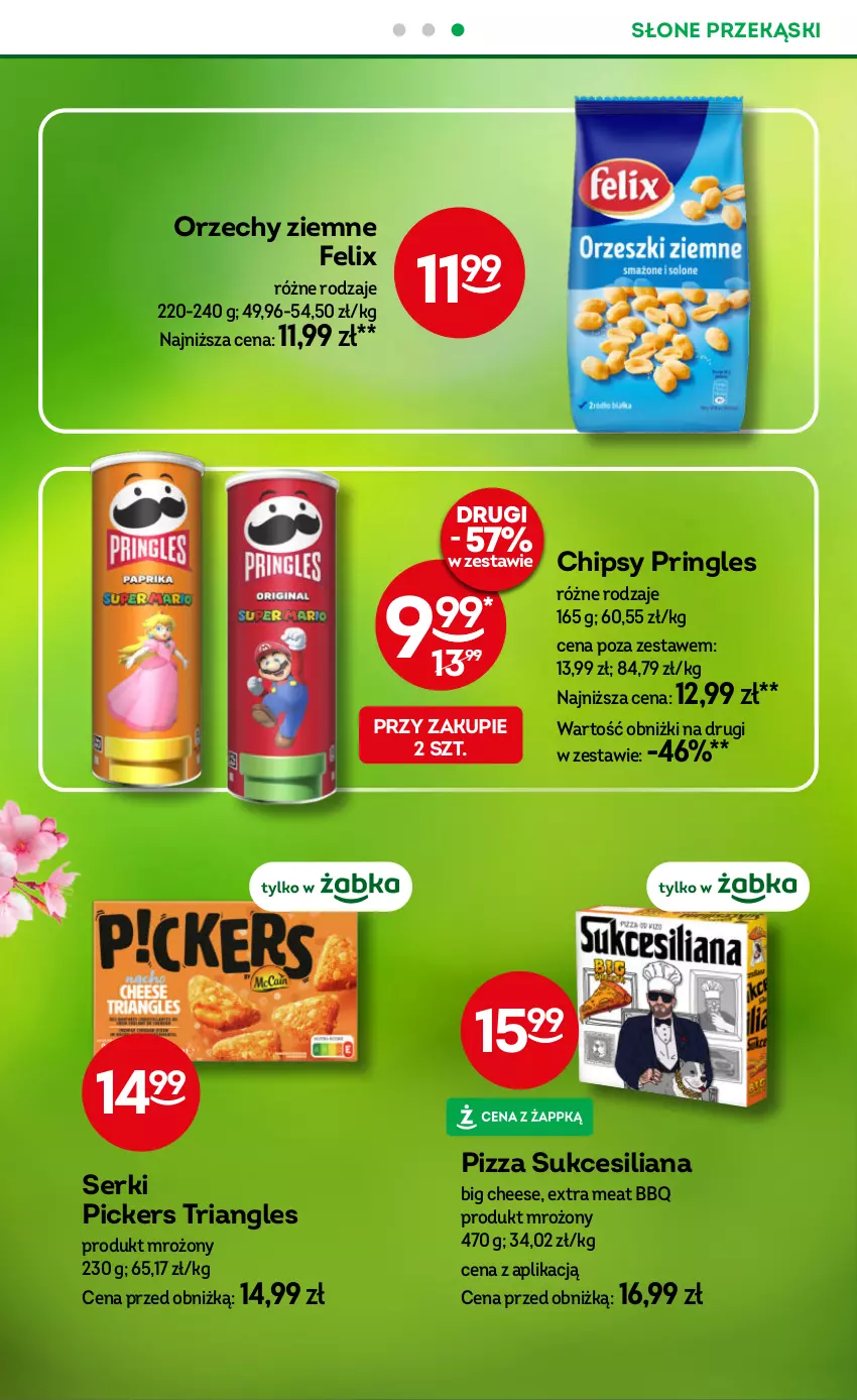 Gazetka promocyjna Żabka - ważna 23.04 do 06.05.2025 - strona 50 - produkty: Chipsy, Felix, Pizza, Pringles, Ser