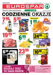 Gazetka promocyjna Spar - EuroSpar - Gazetka - ważna od 31.10 do 31.10.2024 - strona 1 - produkty: Pierogi, Kawa rozpuszczalna, Sok, Por, Beko, Kawa, Coca-Cola, Chrupki, Mleczko, Napój gazowany, Znicz, Lorenz, Monster Munch, Napój, Milka, Szpinak