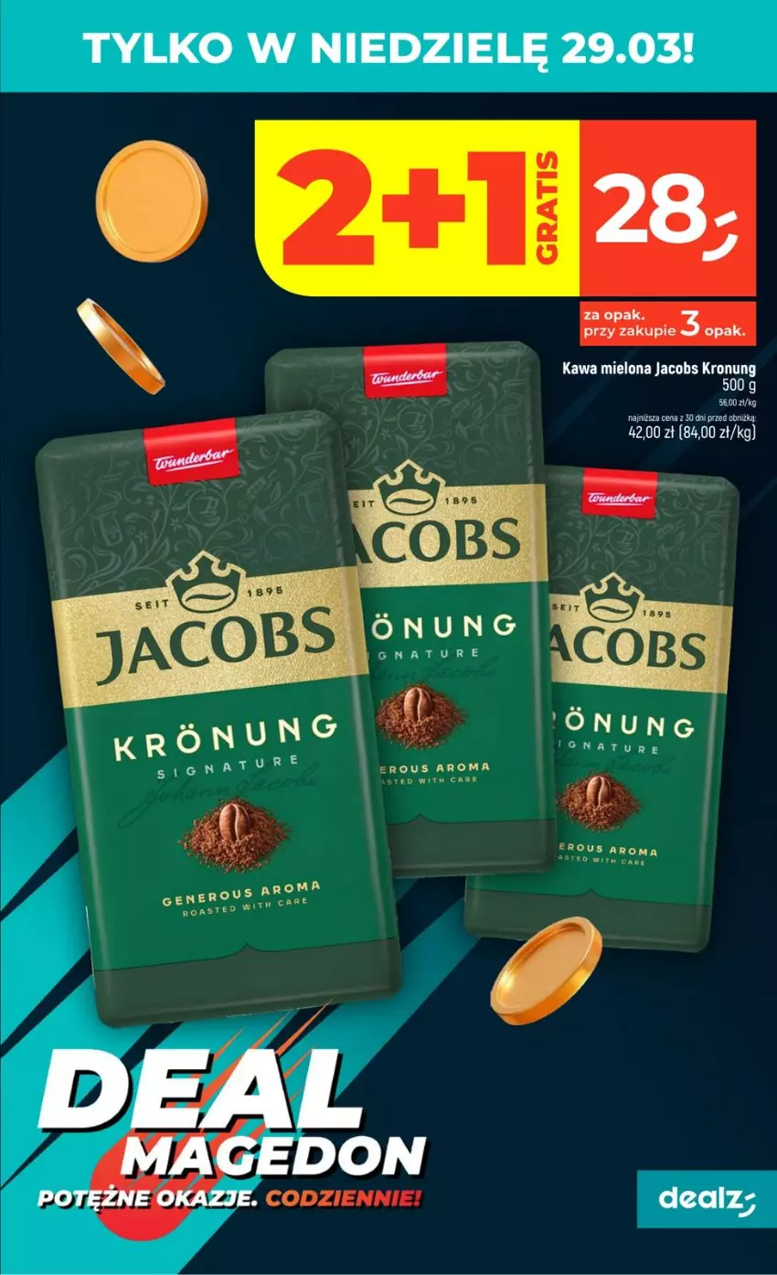 Gazetka promocyjna Dealz - DEALMAGEDON - ważna 26.03 do 01.04.2026 - strona 5 - produkty: Jacobs, Kawa, Kawa mielona