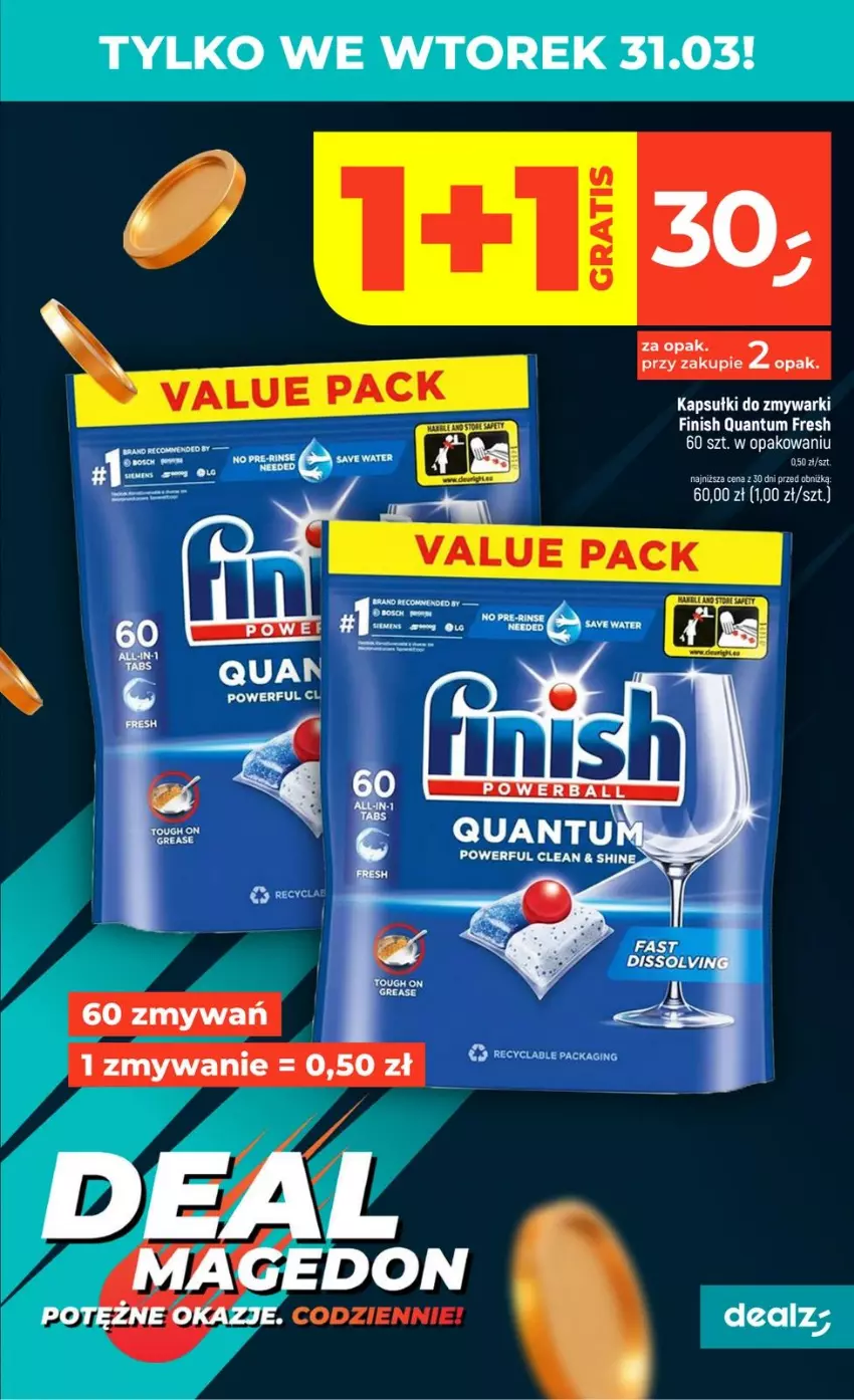 Gazetka promocyjna Dealz - DEALMAGEDON - ważna 26.03 do 01.04.2026 - strona 7 - produkty: Finish, Gin, Zmywarki