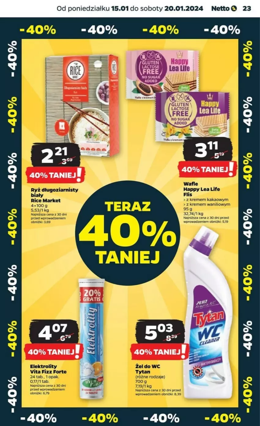 Gazetka promocyjna Netto - ważna 15.01 do 20.01.2024 - strona 16 - produkty: Ryż