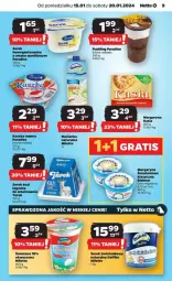Gazetka promocyjna Netto - Gazetka - ważna od 20.01 do 20.01.2024 - strona 24 - produkty: Ser, Maślanka, Serek, Margaryna, Pudding, Danio, Kasia, LG