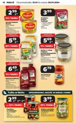 Gazetka promocyjna Netto - Gazetka - ważna od 20.01 do 20.01.2024 - strona 6 - produkty: Ketchup, Dawtona, Sos, Kuchnia Staropolska, Kuchnia, Winiary, Pasztet, Smalec, Podlaski, Bazyl, Pudliszki