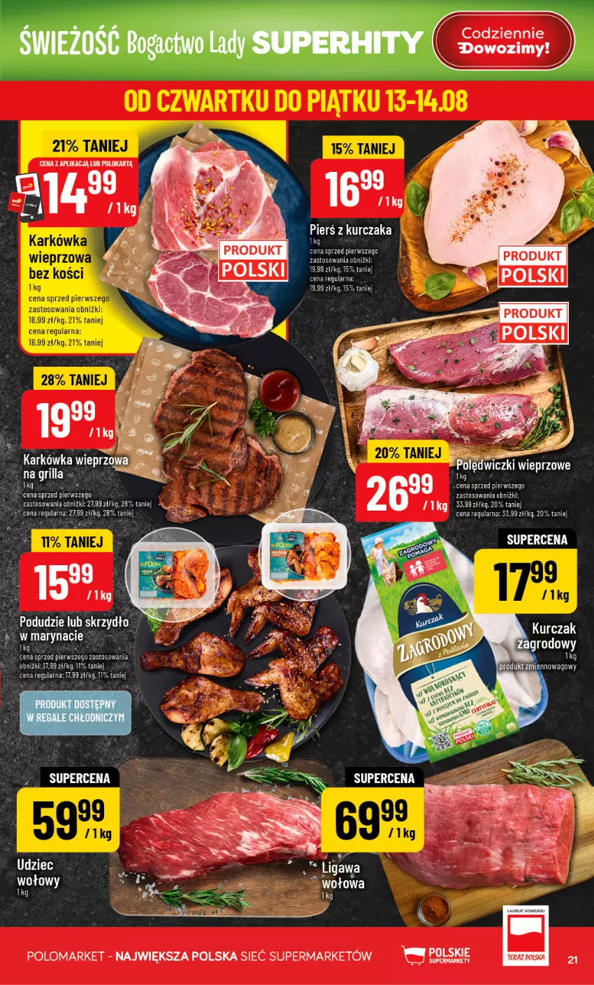 Gazetka promocyjna PoloMarket - Gazetka POLOmarket - ważna 12.08 do 18.08.2026 - strona 21 - produkty: Fa, Grill, Kurczak