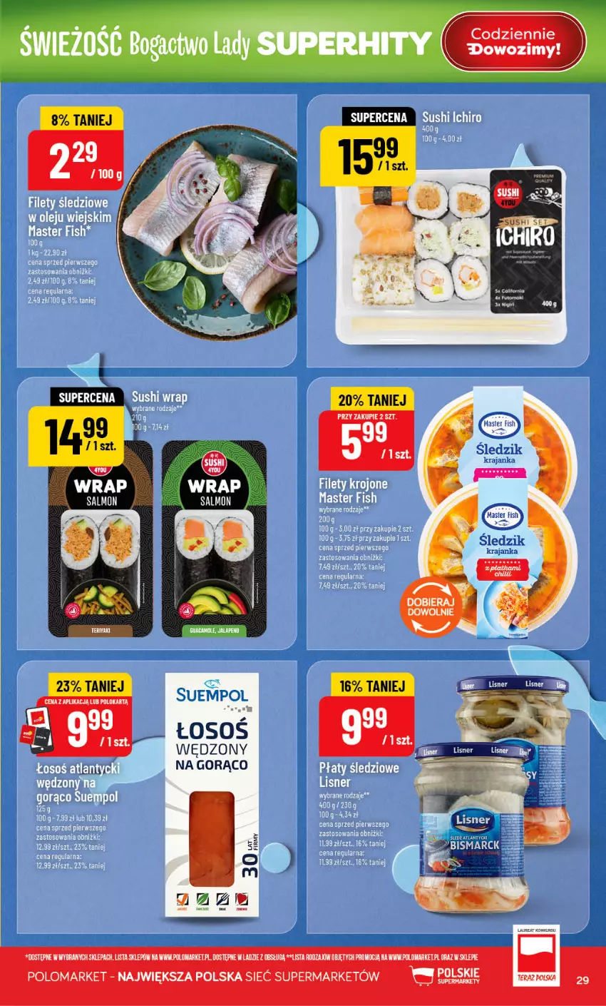 Gazetka promocyjna PoloMarket - Gazetka POLOmarket - ważna 12.08 do 18.08.2026 - strona 29 - produkty: Fa, Płaty śledziowe, Sos, Suempol