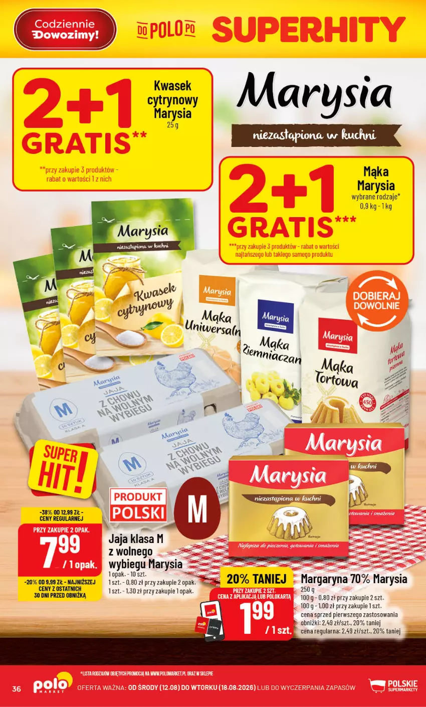 Gazetka promocyjna PoloMarket - Gazetka POLOmarket - ważna 12.08 do 18.08.2026 - strona 36 - produkty: Jaja, Mąka