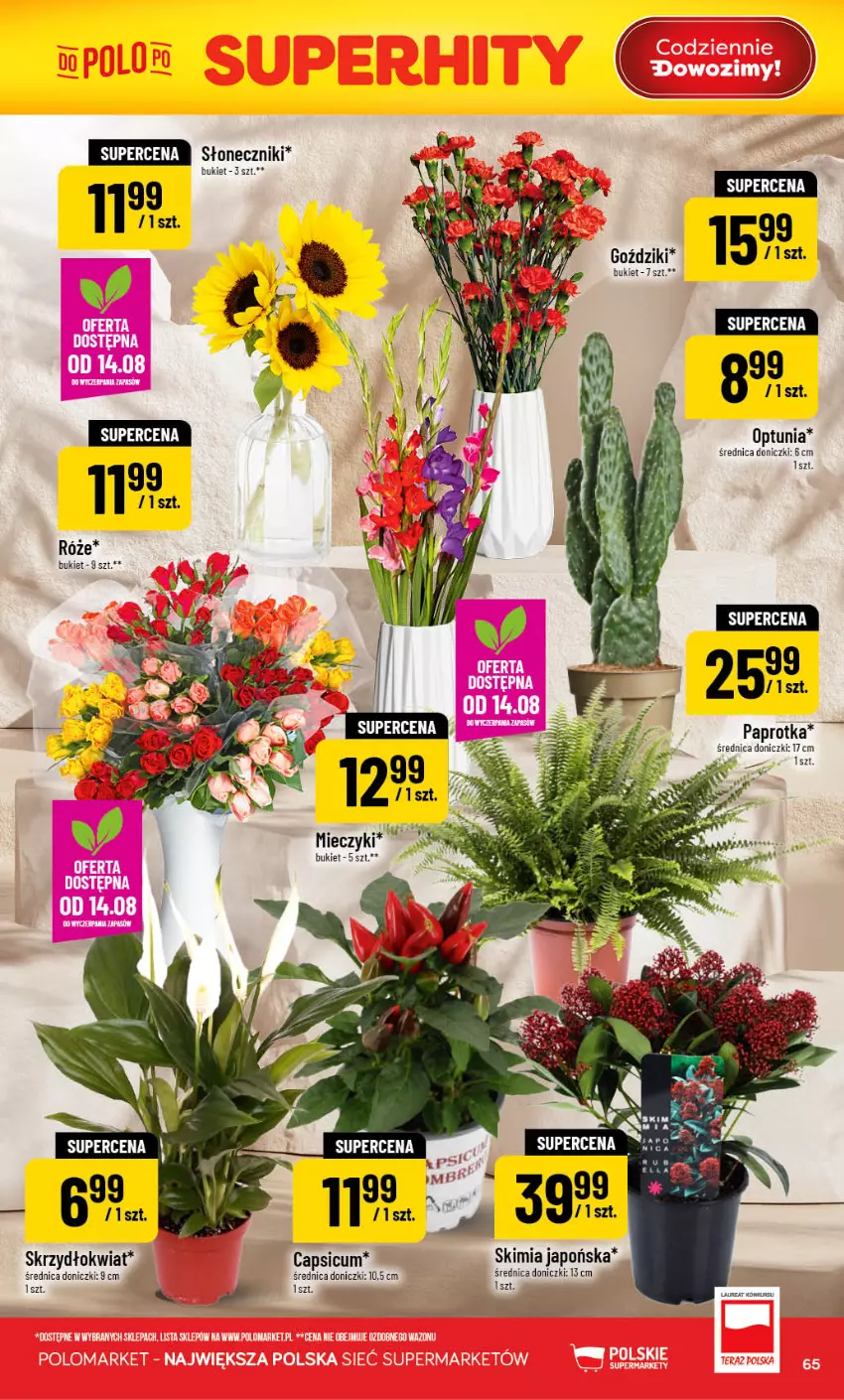 Gazetka promocyjna PoloMarket - Gazetka POLOmarket - ważna 12.08 do 18.08.2026 - strona 65 - produkty: Bukiet, Miecz