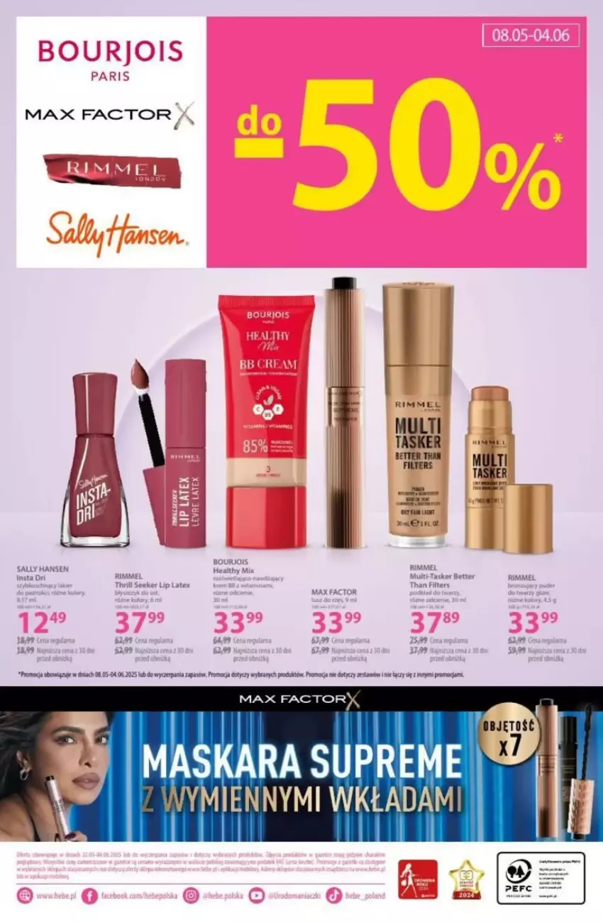 Gazetka promocyjna Hebe - ważna 22.05 do 04.06.2025 - strona 39 - produkty: Fa, Maska, Maskara