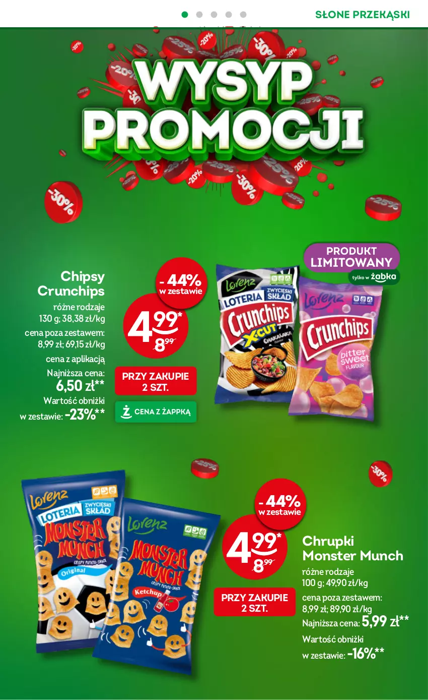 Gazetka promocyjna Żabka - gazetka-promocyjna-29-30-2026 - ważna 15.07 do 28.07.2026 - strona 30 - produkty: Chipsy, Chrupki, Crunchips, Monster Munch