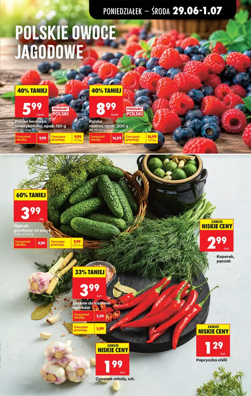 Gazetka promocyjna Biedronka - Od Poniedziałku - ważna 29.06 do 04.07.2026 - strona 31 - produkty: Borówka