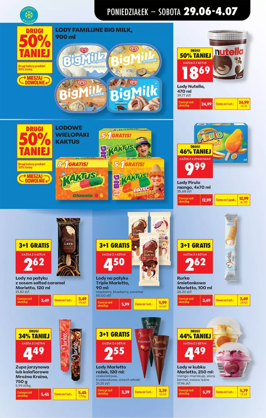 Gazetka promocyjna Biedronka - Od Poniedziałku - ważna 29.06 do 04.07.2026 - strona 50 - produkty: Gra, Kalafior, Lody, Mango, Nutella, Owoce, Sos, Zupa