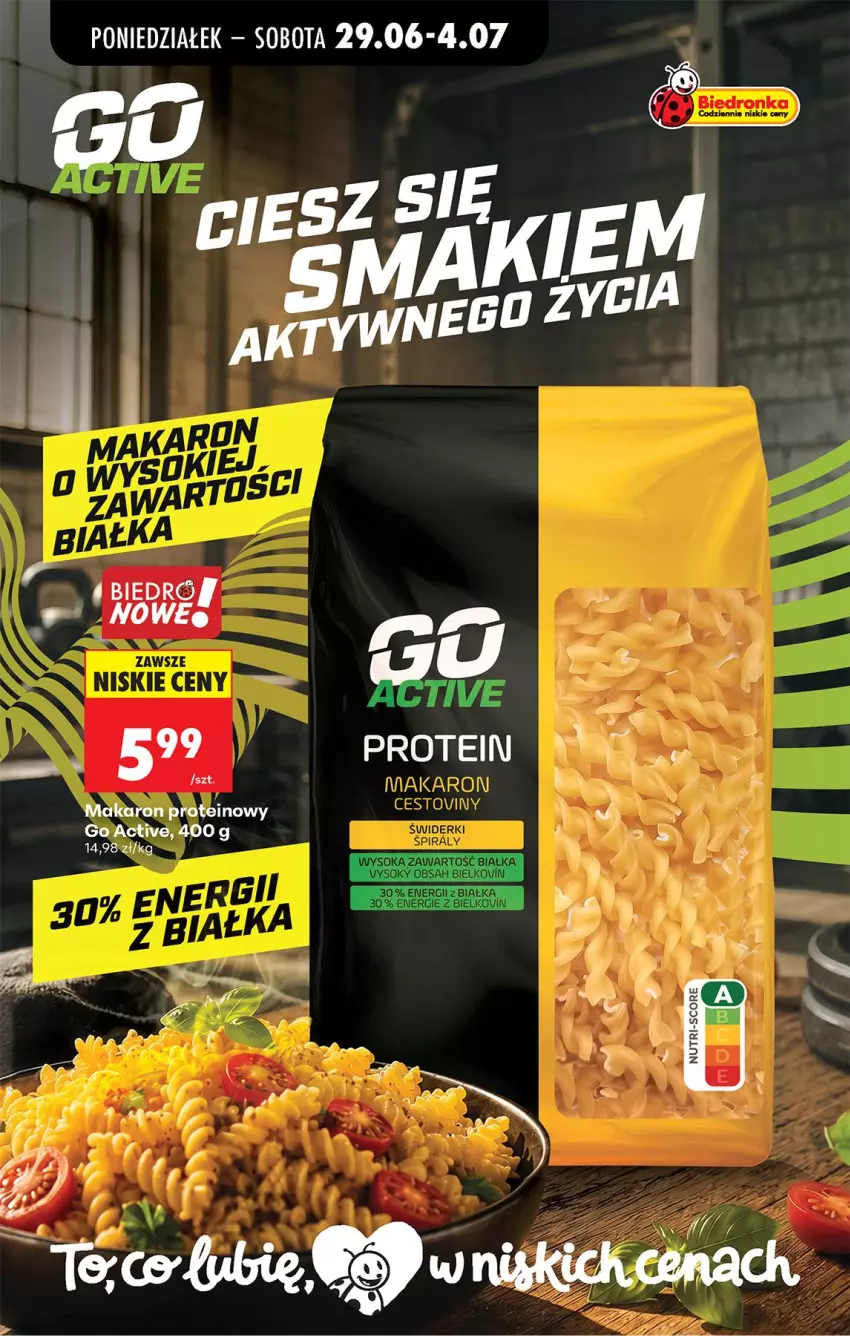 Gazetka promocyjna Biedronka - Od Poniedziałku - ważna 29.06 do 04.07.2026 - strona 57 - produkty: Makaron