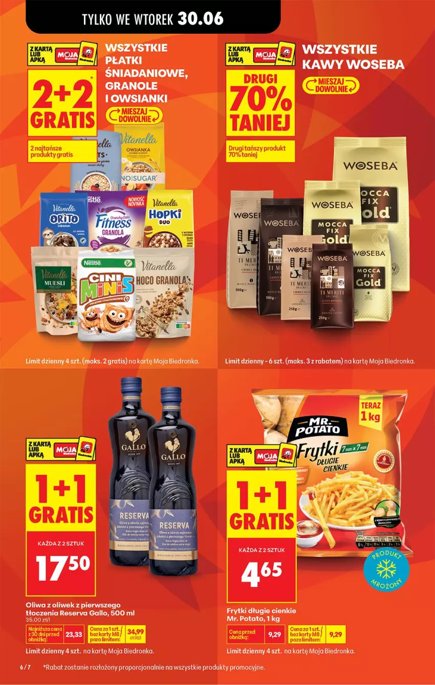 Gazetka promocyjna Biedronka - Od Poniedziałku - ważna 29.06 do 04.07.2026 - strona 6 - produkty: Danio, Frytki, Gra, Oliwa, Oliwa z oliwek, Por, Ser