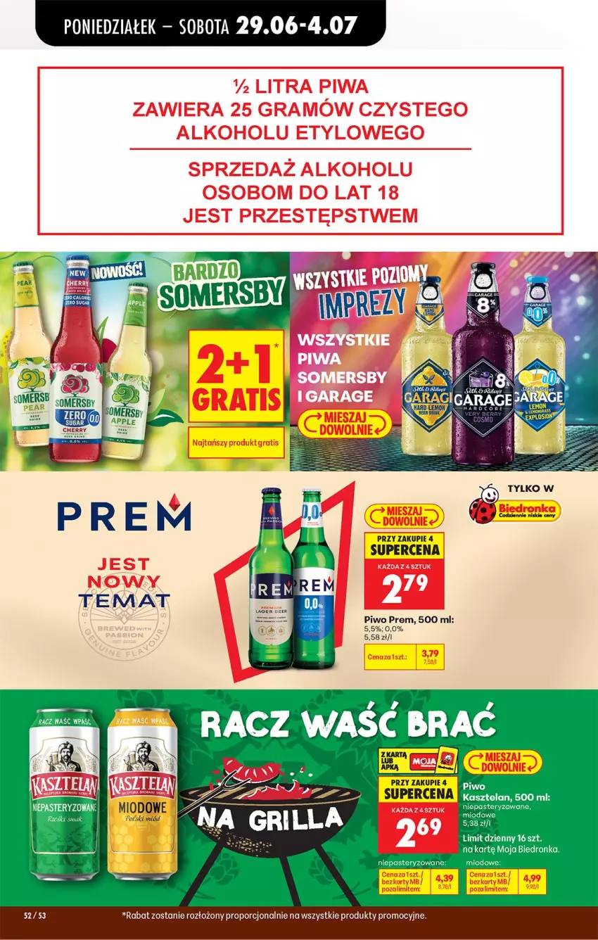 Gazetka promocyjna Biedronka - Od Poniedziałku - ważna 29.06 do 04.07.2026 - strona 66 - produkty: Gra, Piwa, Piwo, Por