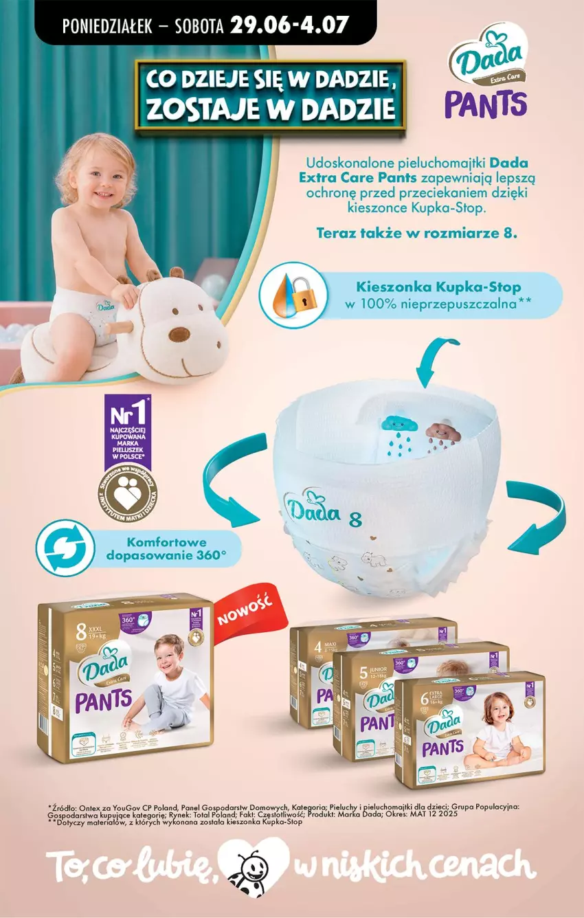 Gazetka promocyjna Biedronka - Od Poniedziałku - ważna 29.06 do 04.07.2026 - strona 82 - produkty: Dada, Dzieci, Fa, Majtki, Pieluchomajtki, Tera, Top