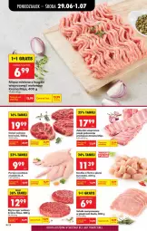 Gazetka promocyjna Biedronka - Od Poniedziałku - Gazetka - ważna od 04.07 do 04.07.2026 - strona 36 - produkty: Kurczak, Mięso mielone, Mięso mielone z łopatki wieprzowej, Por, Gra, Duda, Burger, Mięso, Fa
