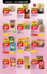 Gazetka promocyjna Biedronka - Od Poniedziałku - Gazetka - ważna od 04.07 do 04.07.2026 - strona 58 - produkty: Kit Kat, Corn flakes, Top, Ryż, Lajkonik, Gra, Orzeszki, Nesquik, Papryka, Chipsy, Wafle, Lion, Sałat, Popcorn, Limonka, Baton, Danio, Orzeszki ziemne, Fa
