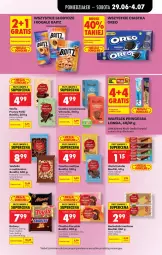 Gazetka promocyjna Biedronka - Od Poniedziałku - Gazetka - ważna od 04.07 do 04.07.2026 - strona 61 - produkty: Ciastka, Princessa, Por, Gra, Wafelek, Bonitki, Twix, Snickers, Wafle, Herbatniki, Rogal, Mars, Baton, Danio, Kakao, Oreo, Fa