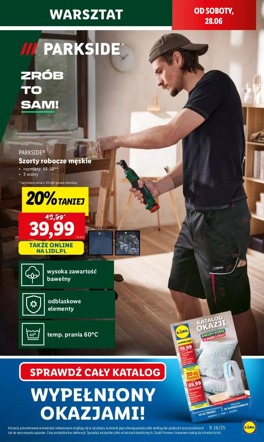 Gazetka promocyjna Lidl - GAZETKA - ważna 26.06 do 29.06.2025 - strona 17 - produkty: Kuchnia, Parkside, Sok, Szorty