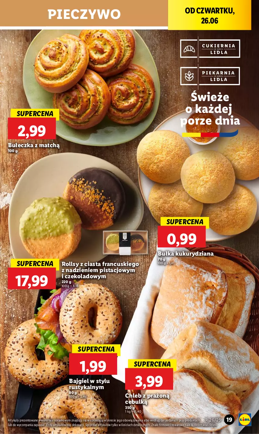 Gazetka promocyjna Lidl - GAZETKA - ważna 26.06 do 29.06.2025 - strona 23 - produkty: Bułka, Chleb, Piec, Pieczywo, Por, Rust
