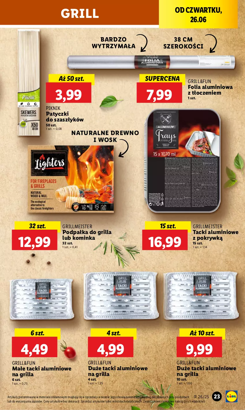 Gazetka promocyjna Lidl - GAZETKA - ważna 26.06 do 29.06.2025 - strona 27 - produkty: Folia aluminiowa, Grill, Inka