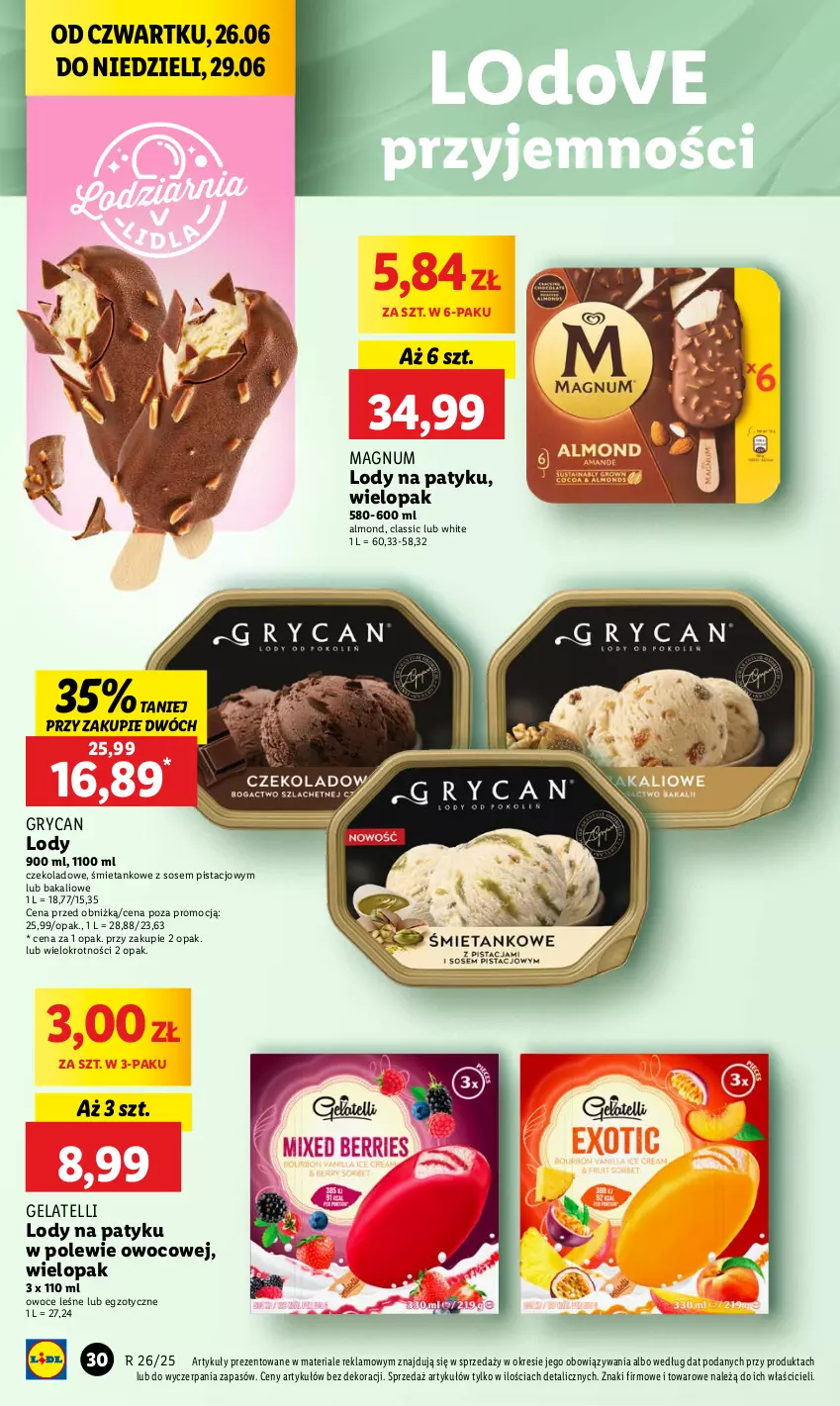 Gazetka promocyjna Lidl - GAZETKA - ważna 26.06 do 29.06.2025 - strona 36 - produkty: Dove, Gry, Lody, Owoce, Sos