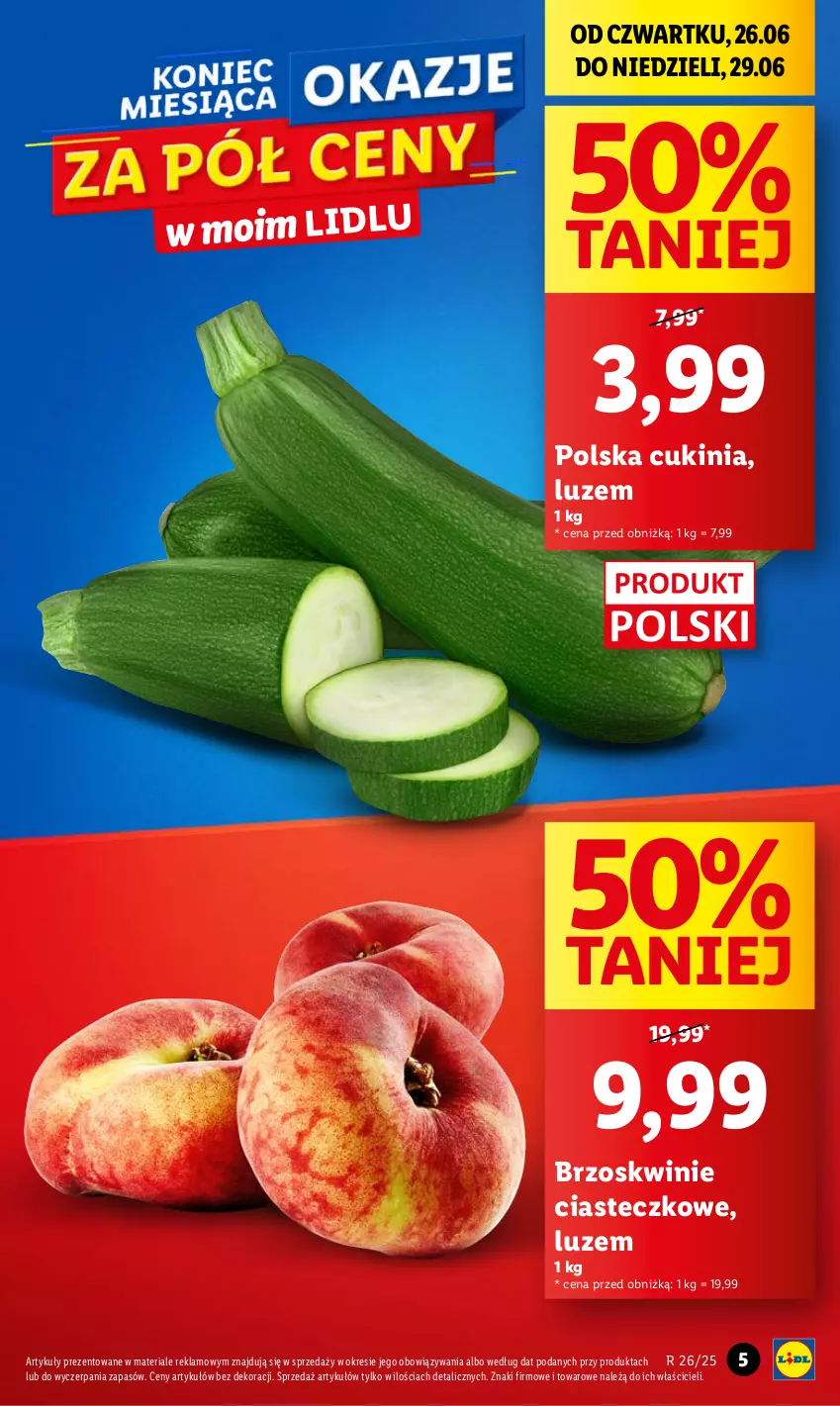 Gazetka promocyjna Lidl - GAZETKA - ważna 26.06 do 29.06.2025 - strona 5 - produkty: Brzoskwinie