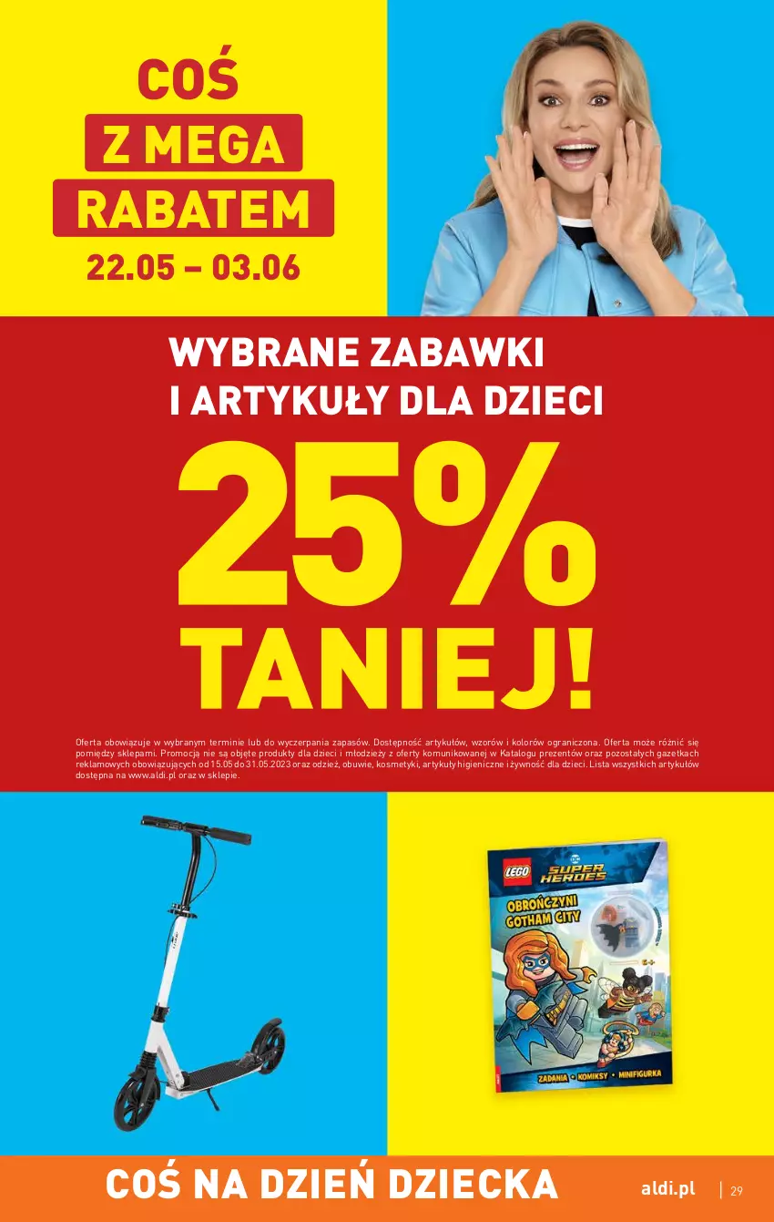 Gazetka promocyjna Aldi - Pełen katalog - ważna 22.05 do 27.05.2023 - strona 29 - produkty: Dzieci, Gra, Obuwie