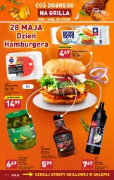 Gazetka promocyjna Aldi - Pełen katalog - Gazetka - ważna od 27.05 do 27.05.2023 - strona 18 - produkty: Sos, Por, Mus, Korniszony, Hamburger, Burger, Grill, Fa