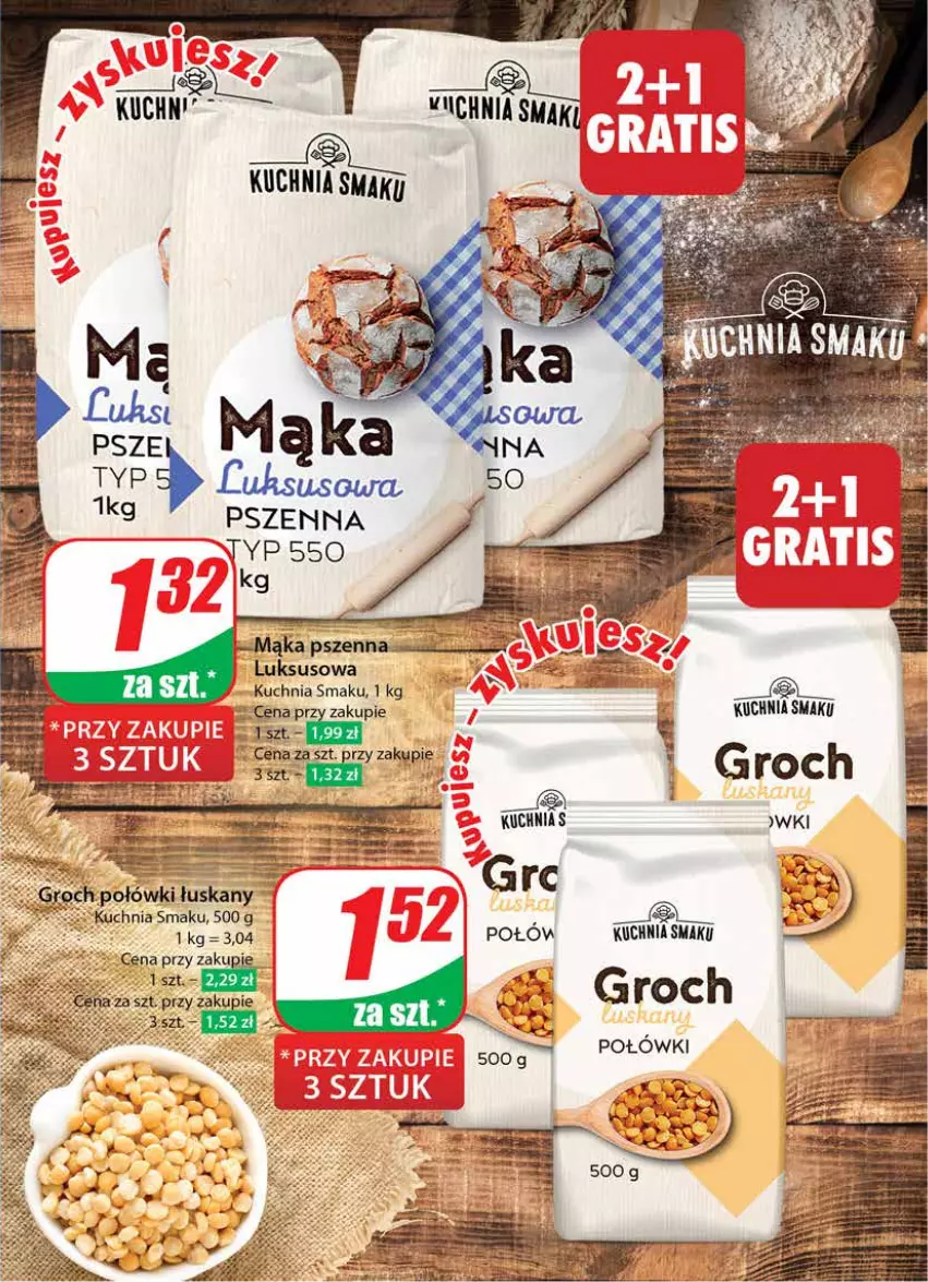Gazetka promocyjna Dino - Gazetka 9 - ważna 28.02 do 05.03.2024 - strona 19 - produkty: Groch, Kuchnia, Mąka, Mąka pszenna