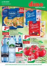 Gazetka promocyjna Dino - Gazetka 9 - Gazetka - ważna od 05.03 do 05.03.2024 - strona 1 - produkty: Lubella, Makaron, Bell, LANA, Mleczko, Ptasie mleczko, Bella, Woda, Pomidor malinowy