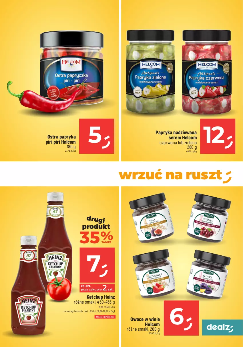 Gazetka promocyjna Dealz - MAKE A DEALZ - ważna 04.05 do 10.05.2023 - strona 3 - produkty: Heinz, HELCOM, Ketchup, Owoce, Papryka, Ser, Sos
