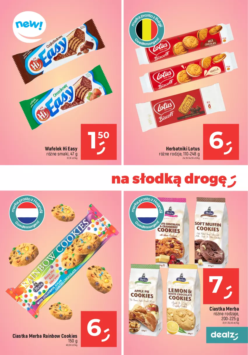 Gazetka promocyjna Dealz - MAKE A DEALZ - ważna 04.05 do 10.05.2023 - strona 7 - produkty: Alcon, Ciastka, Fa, Herbatniki, LG, Wafelek